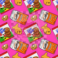 Pink snacks