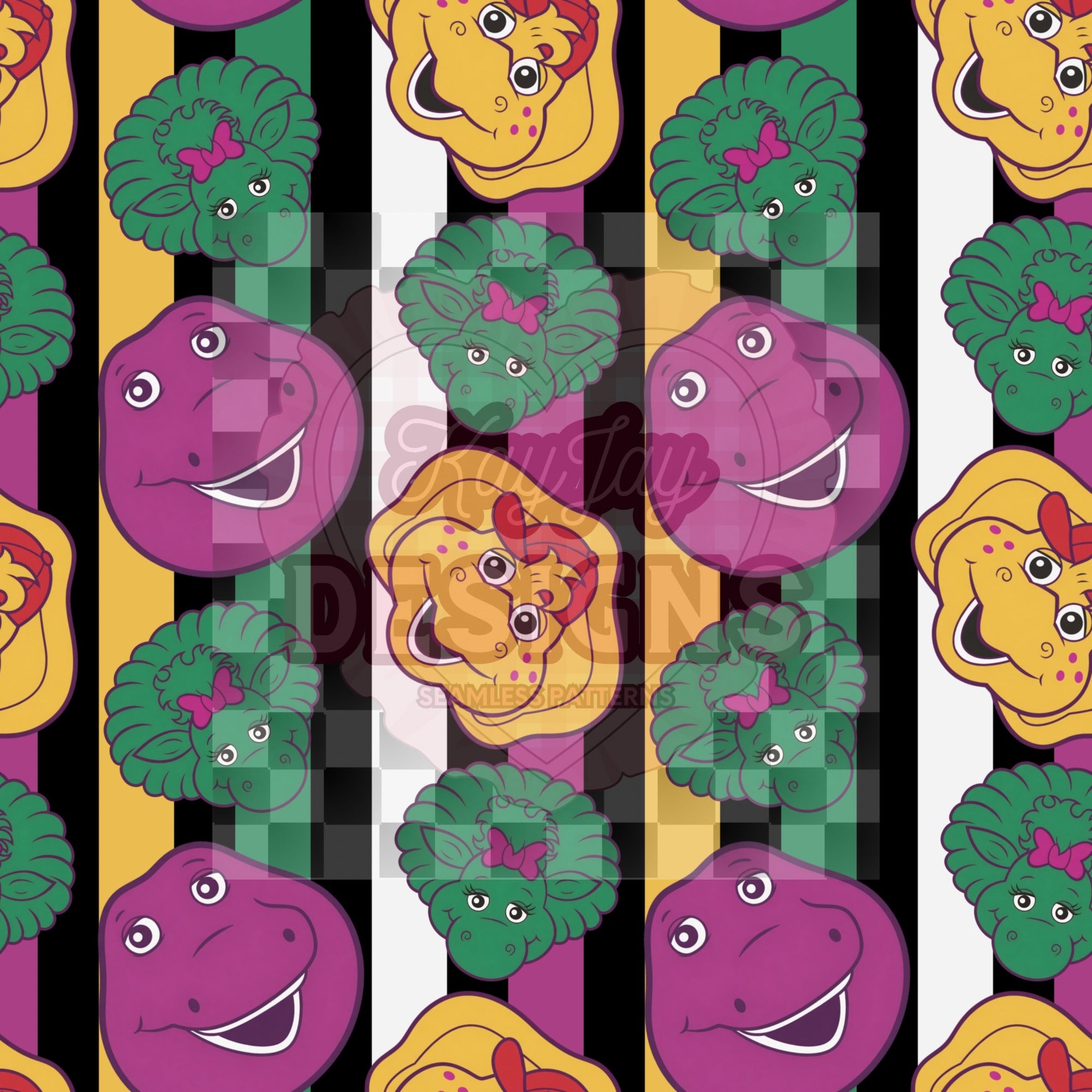 Purple dinosaur