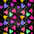 Neon mouse balloons
