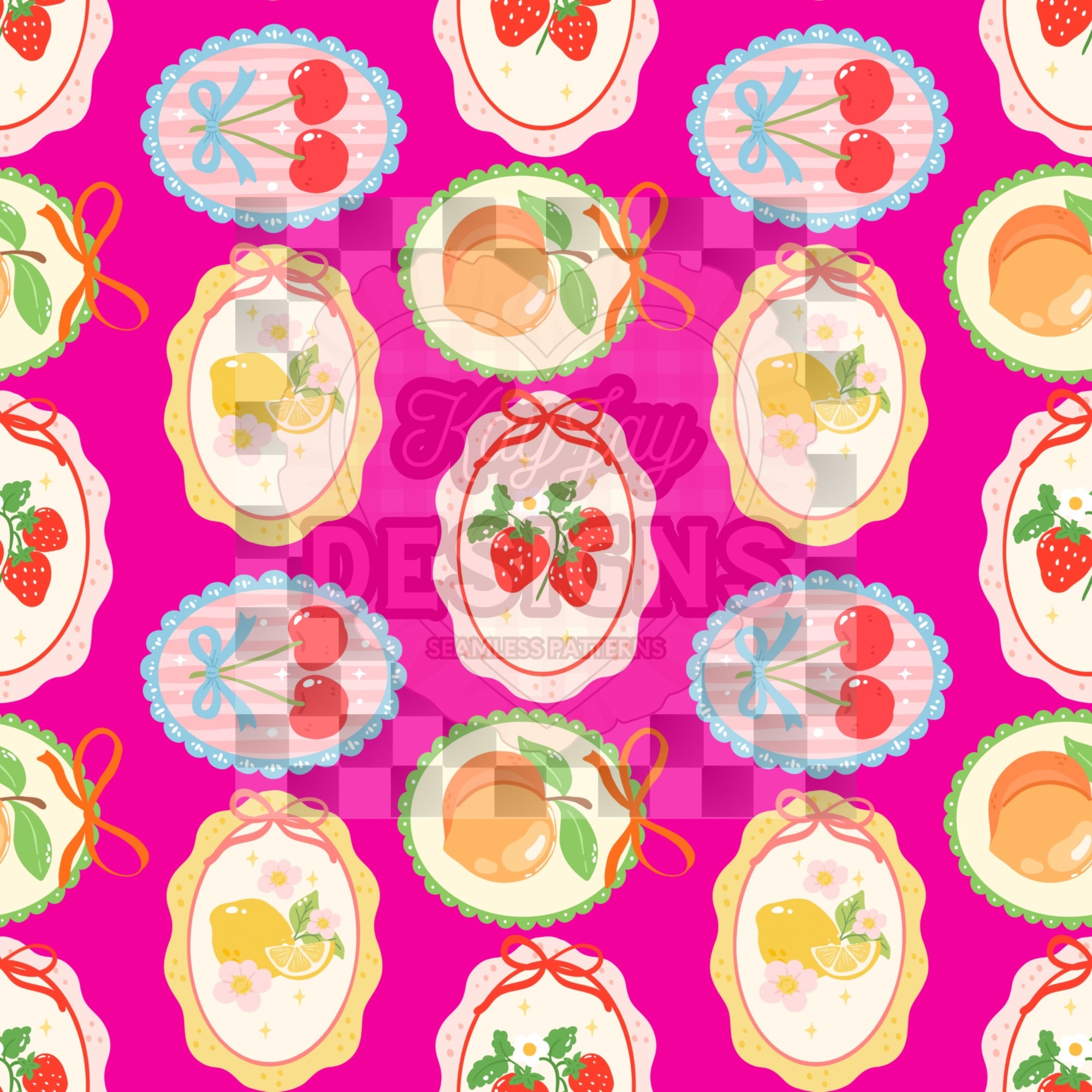 Coquette fruit frames